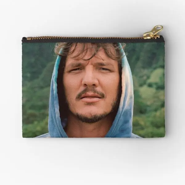 

Pedro Pascal In Hawaii Zipper Pouches Wallet Socks Women Key Cosmetic Underwear Pocket Money Pure Panties Storage Small