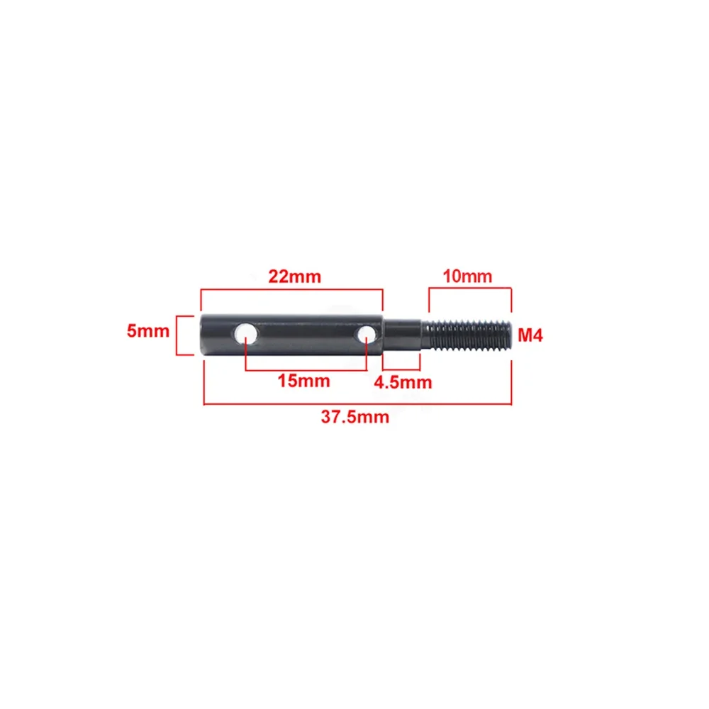 Hardened AR45P Universal Joint Driveshaft Straight Shaft for 1/10 RC Crawler Axial SCX10 III AR45 Portal Axle Gladiator Wrangler