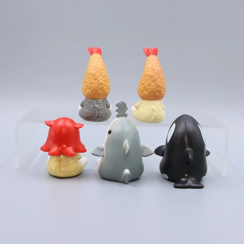 Mofusand Katten Dragen Mariene Organismen Kleding Blind Box Leuke Actiefiguren Octopus Pinguïn Otter Tafelornamenten Kindergeschenken