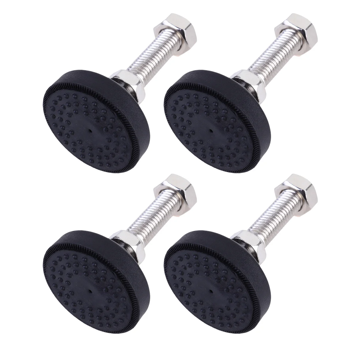 4 Stück rutschfeste Lagerbecher, mechanisch verstellbare Füße für Möbel, Ausrüstung, Regale, Badewannenunterstützung, rutschfest, stoßfest