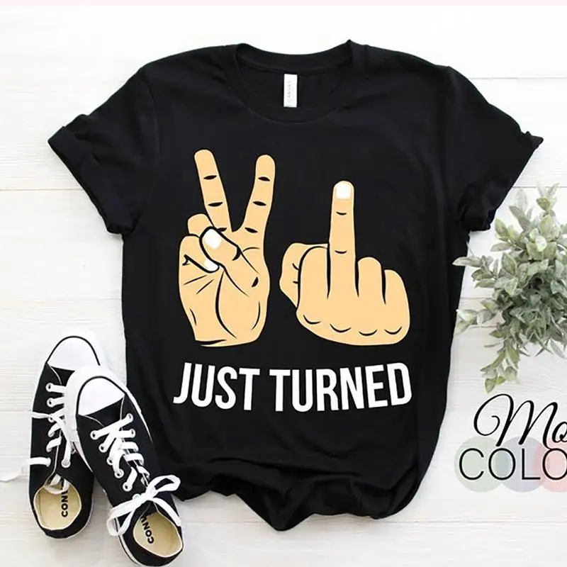 

Футболка S для 21 лет, 21 лет, вечеринки по случаю дня рождения для девочек и мальчиков Happy