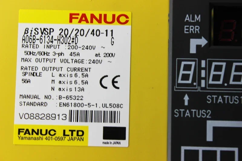 A06B-6134-H302 #D Used  Servo Drive Amplifier Module For CNC Machine