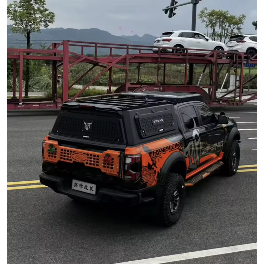 Dream Car PHEV Truck Accessories For BYD Shark 6 Modular Pickup Canopy Lightweight Aluminum Hardtop With Integrated Brake Light view 3