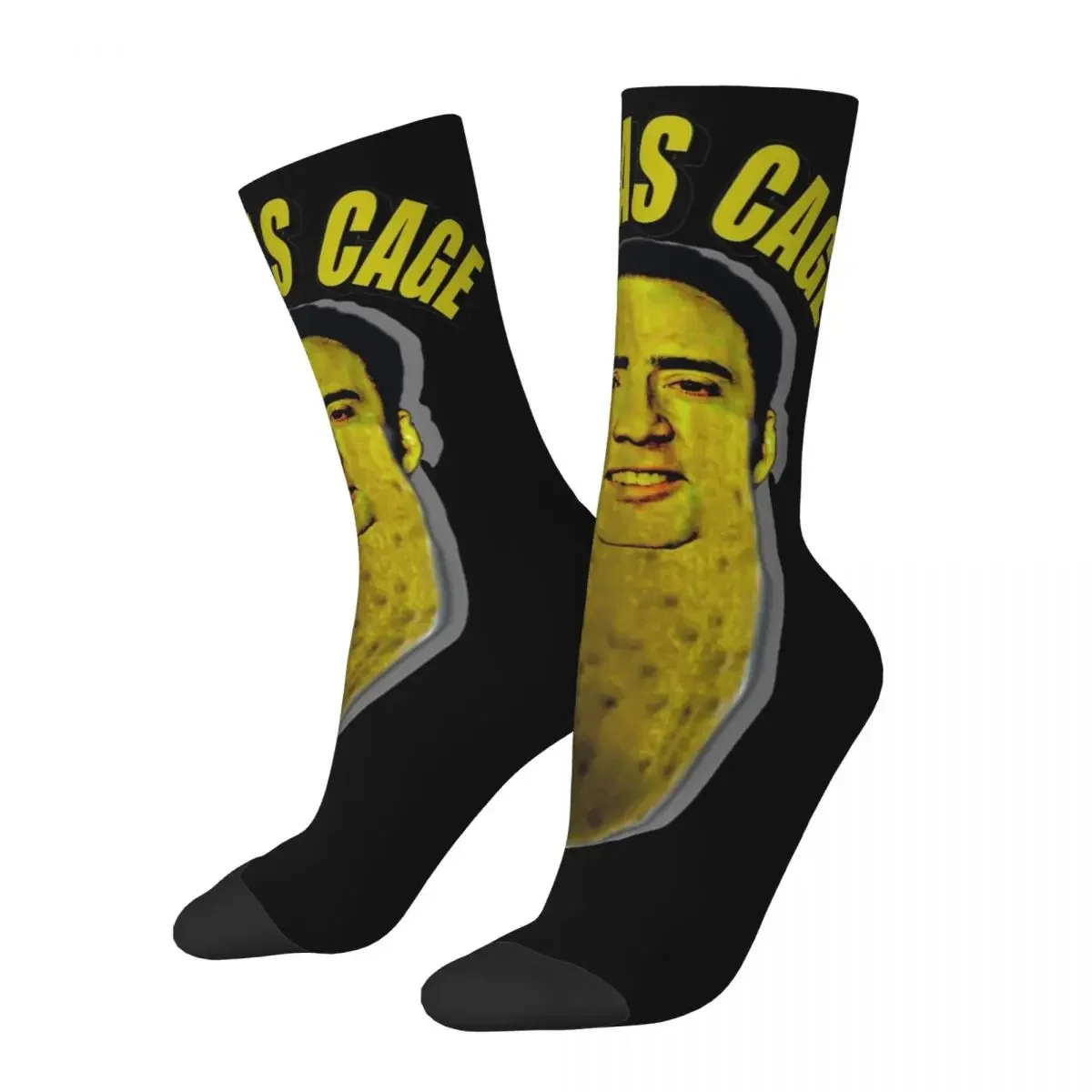 

Hip-hop Picolas Cage Nicolas Cage Breathable Basketball Socks Middle Tube Socks for Women Men Breathable