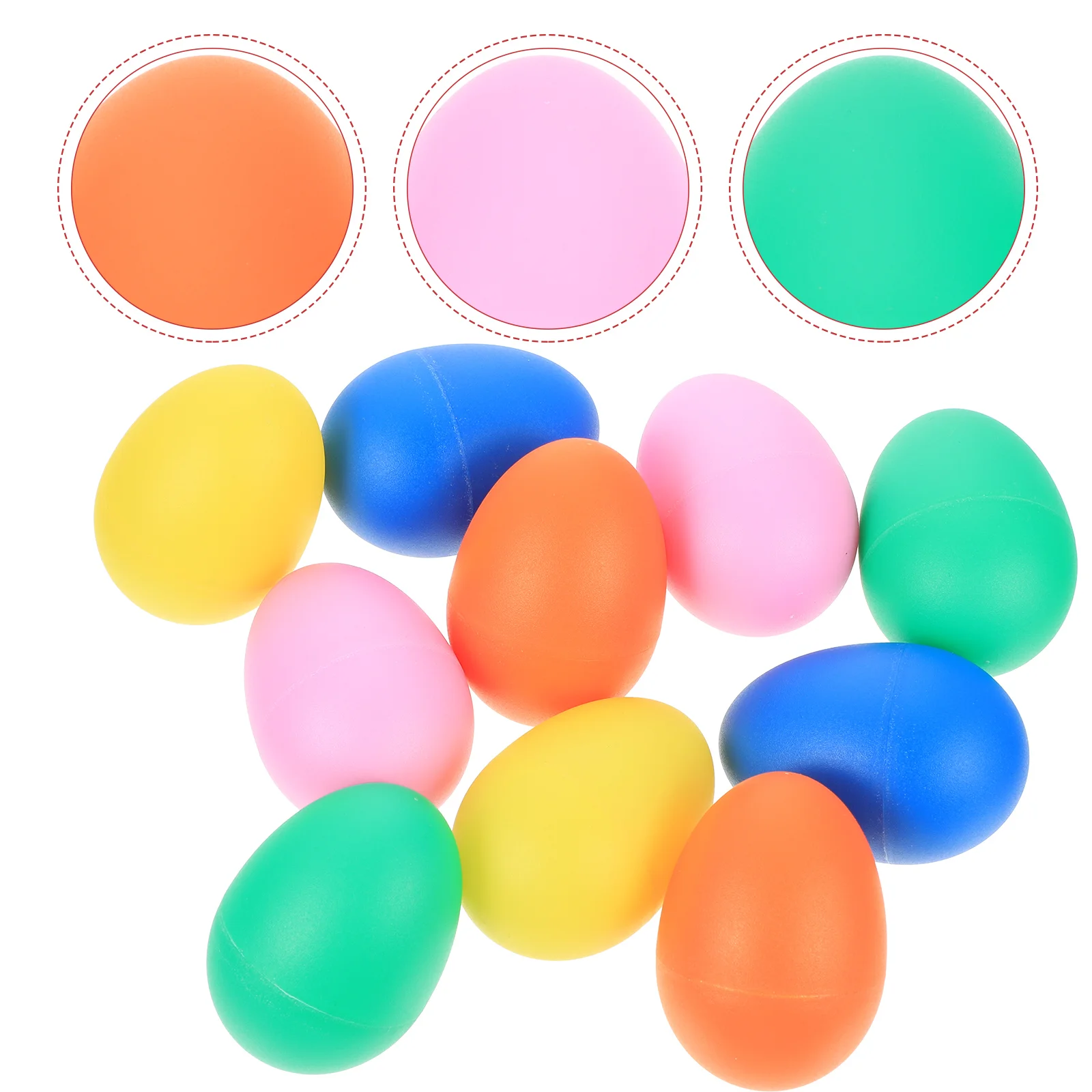 10 Pcs Children's Percussion Instrument Musical Maracas Eggs Shaking Balls Kids Sports Toys Filler Abs Toddler