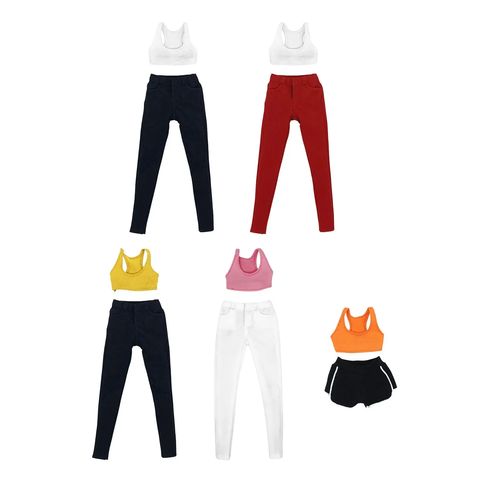 Fashion 1/6 Scale Female Dolls Clothing Women Figures Doll Clothing Handmade Uniform for 12'' Womans Figure Doll Accessories view 4