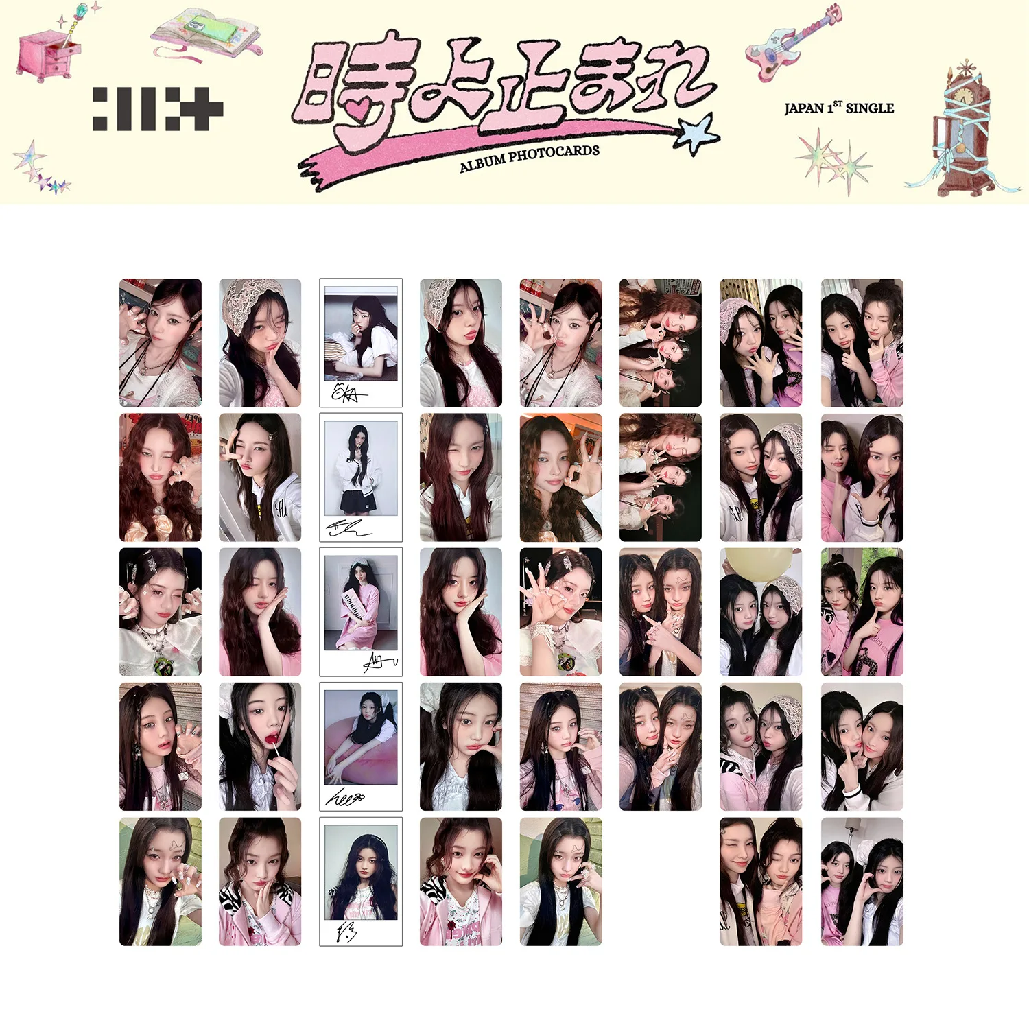 5 шт./компл. Kpop Idol ILLIT новая серия японский дебютный альбом Toki Yo Tomare Lomo карты YUNAH MINJU MOKA IROHA WONHEE подарки для фанатов