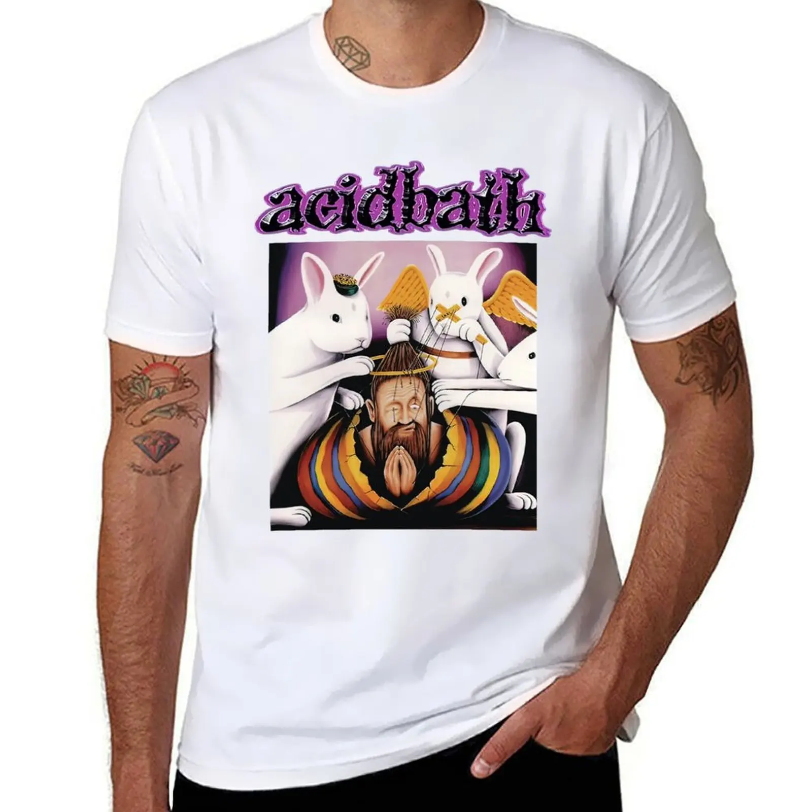 

Acid Bath Sludge Metal T-Shirt funny t shirts dark humor mens graphic t shirts T-Shirt