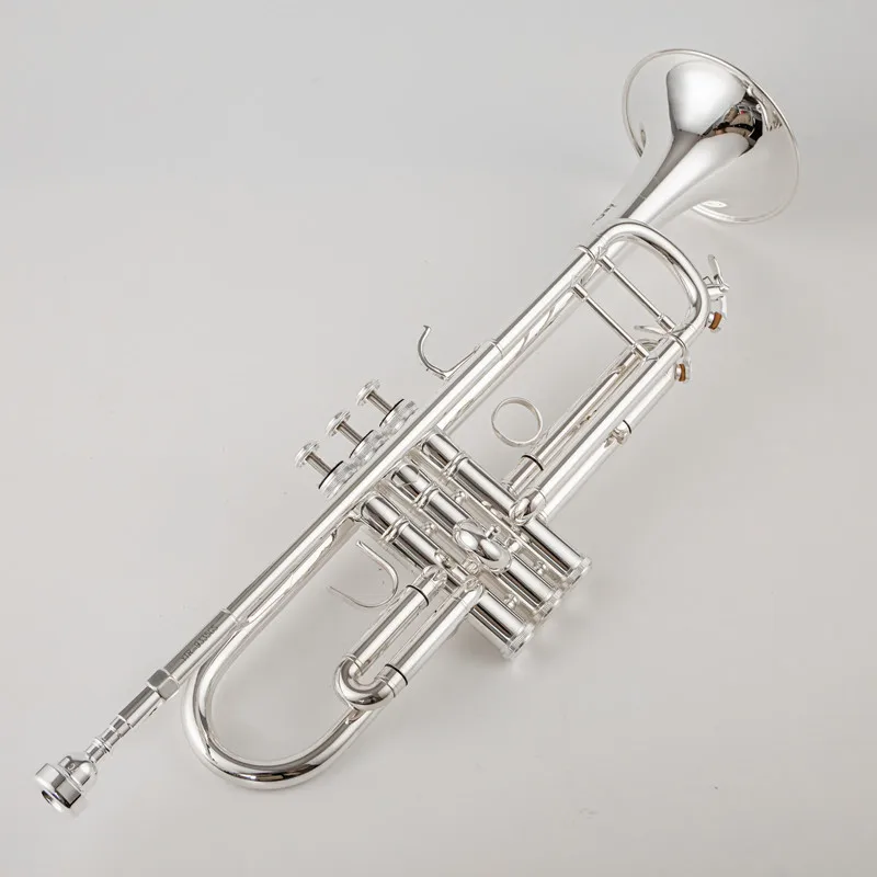 Made in Japan quality XENO9335 Trumpet B Flat Silver Plated Professional Trumpet Musical Instruments with Case Free Shipping