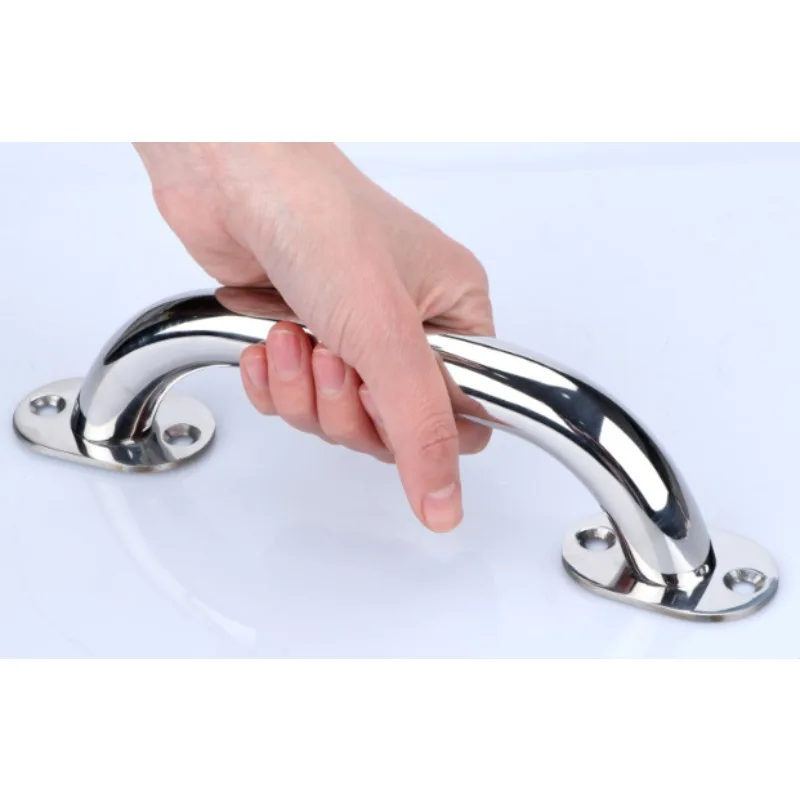 200mm Marine Grade 316 Stainless Steel Grab Handle Door Handrail Grip Rail Grab Bar Handle Boat Hatch Yacht Marine Bathroom