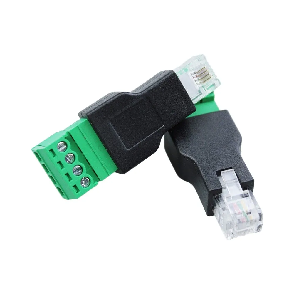 For Home Networking As Shown RJ11 To 4-Pin Adapter RJ11 To 4PIN Adapter RJ12 Terminal Block No Soldering Required