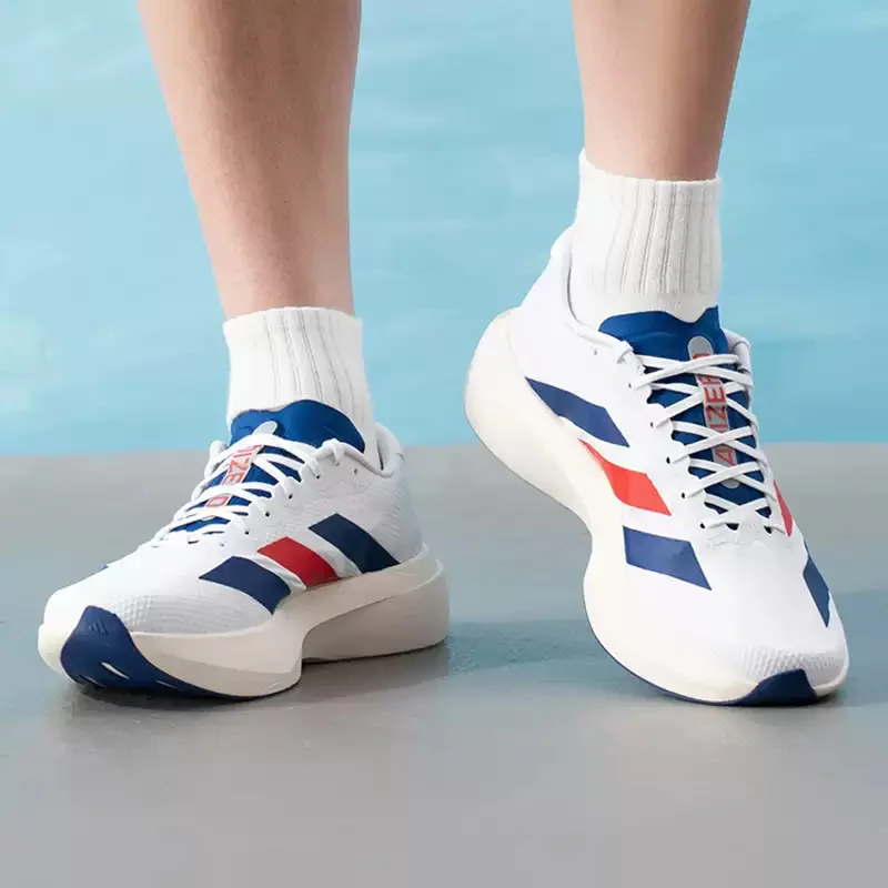 Adidas Adizero Speed Running Shoes - Lightweight Mesh Upper Marathon Training Cushioned Sports Shoes - KK3719