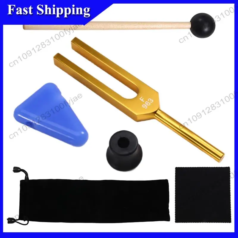 Zestaw kamertonów X07A F 963HZ, kamerton do terapii dźwiękiem, utrzymuje doskonałą harmonię ciała, umysłu i ducha.