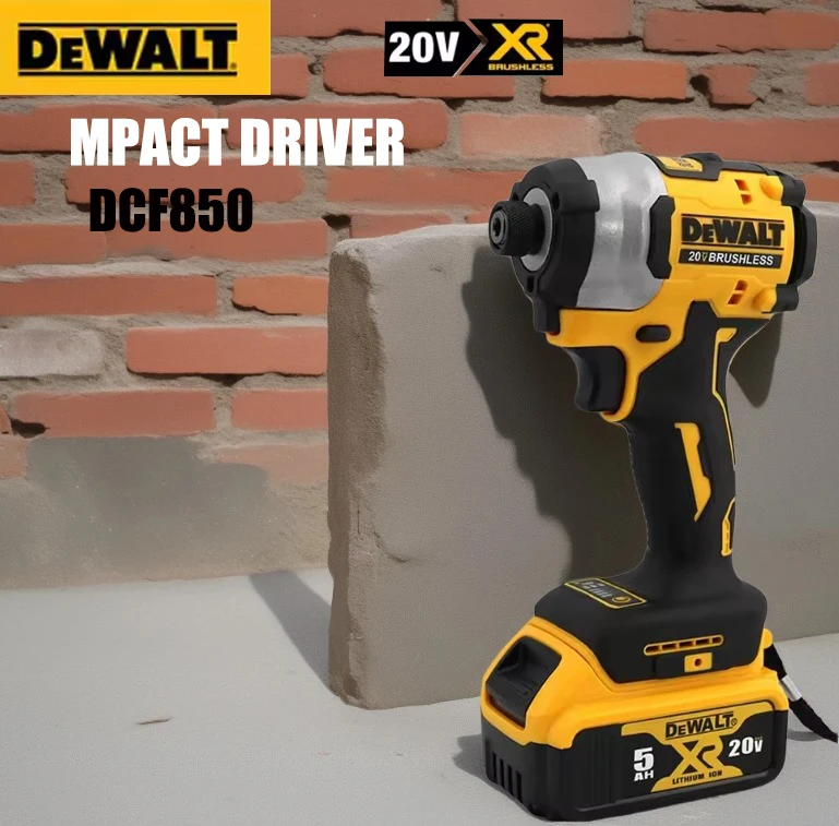 

NEW DEWALT DCF850 205NM brushless cordless screwdriver 20V DEWALT electric tool battery DEWALT rechargeable electric screwdriver