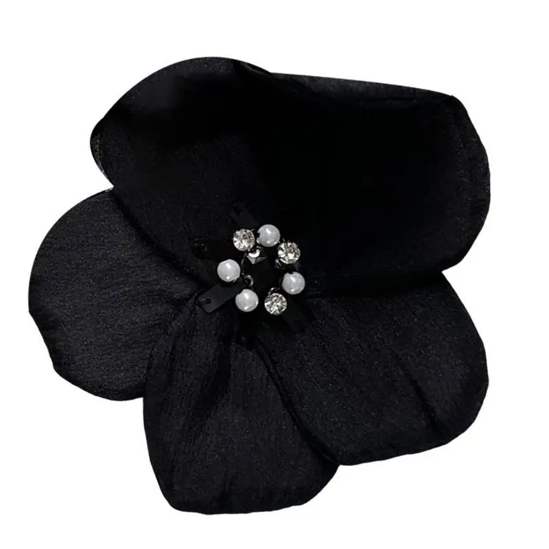 

652F Beaded Flower Sewing Patches for Wedding Dresses Decors for Dress Wedding Bridal Dress Decorative Applique