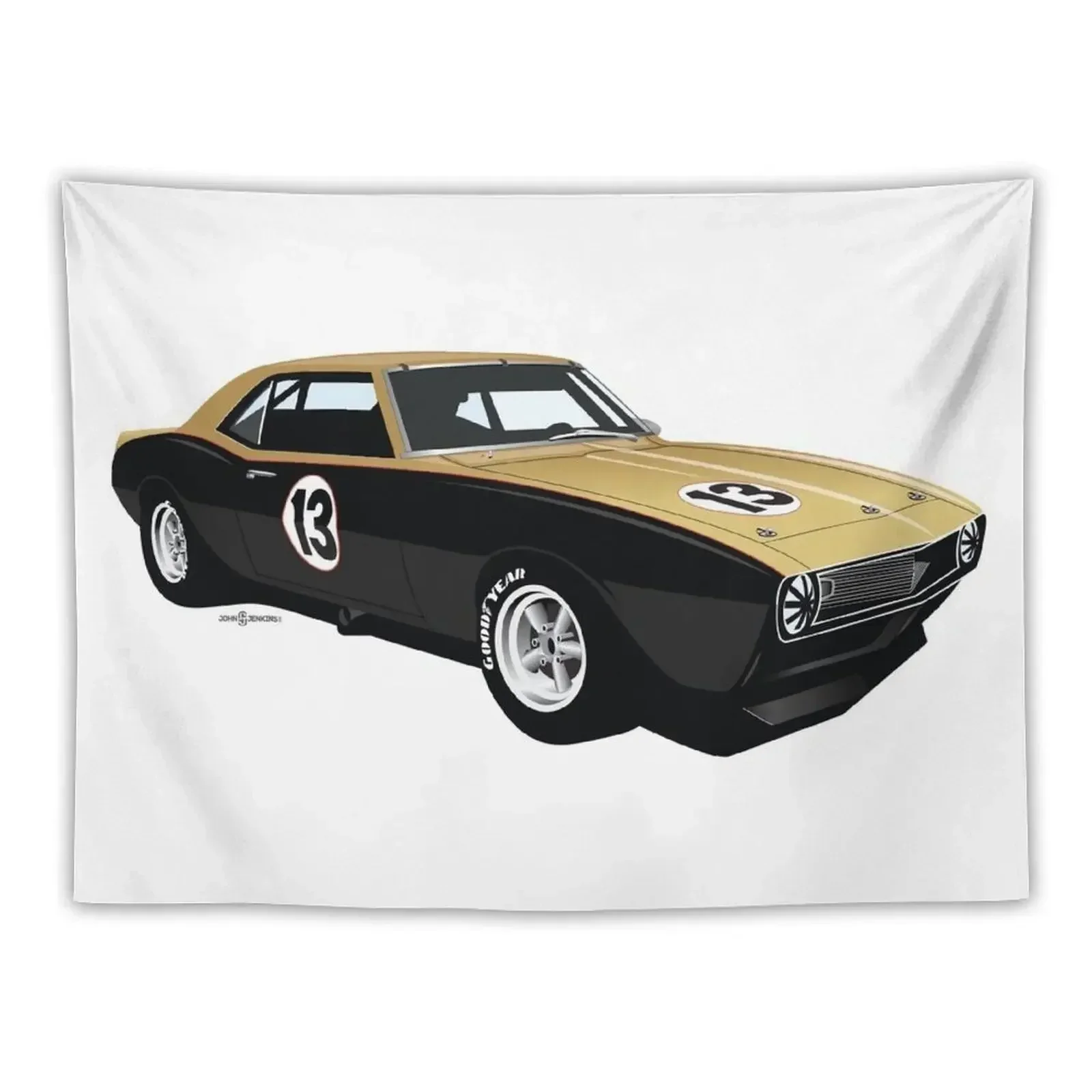 

1968 Trans-Am Camaro Tapestry Bedroom Deco Outdoor Decoration Room Aesthetic Tapestry