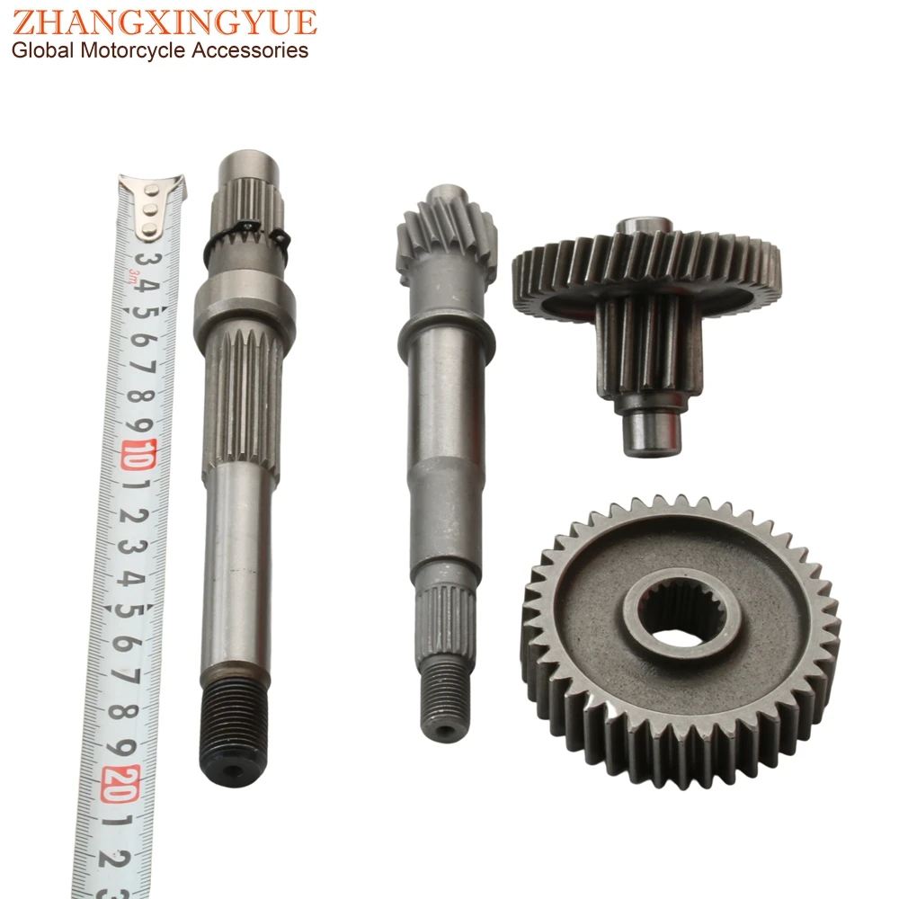 GY6125 Gearbox Rear Gear Axle Assembly For GY6 125cc 150cc 152QMI 157QMJ 4T Chinese Scooter Engine Parts