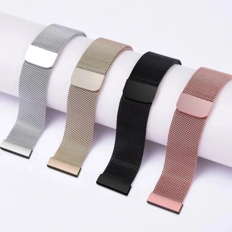 Milanese Loop for Samsung Galaxy Watch 7 6 5 Pro/4/Classic/3/Active 2 Strap 40mm/44mm Bracelet Huawei GT/2/2e/3/4 20mm 22mm Band