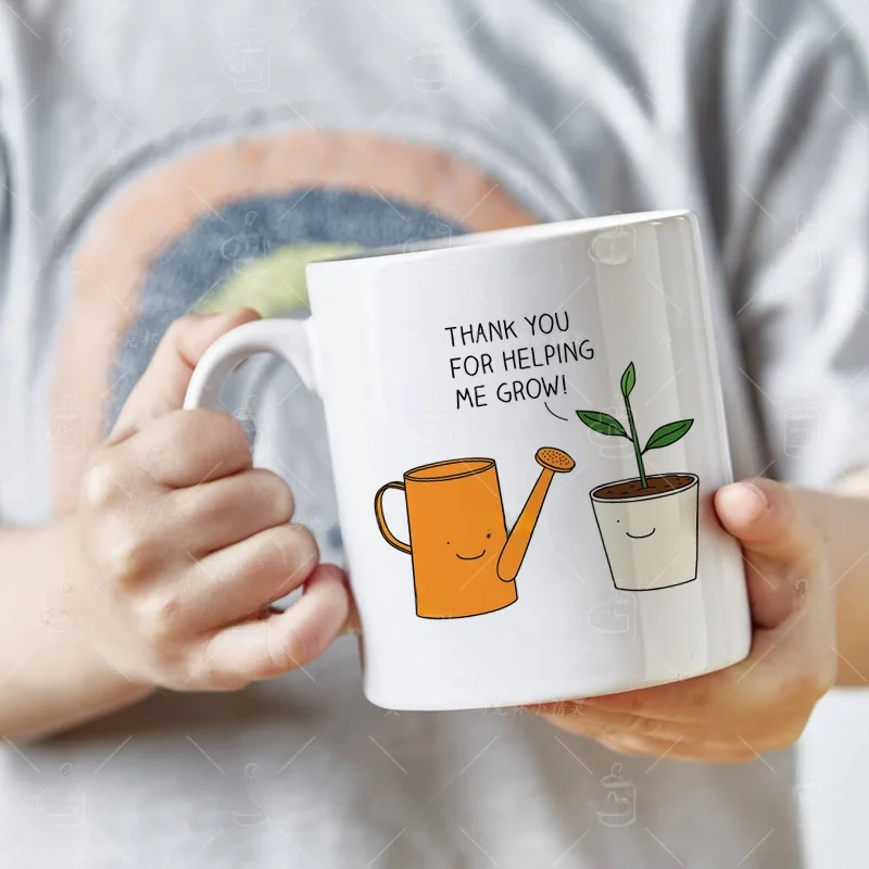 

Thank You for Hel Me w Mug Teacher's Day Gift for Fem Teacher Kindergarten Teacher Cerc Cup Office Water Cup