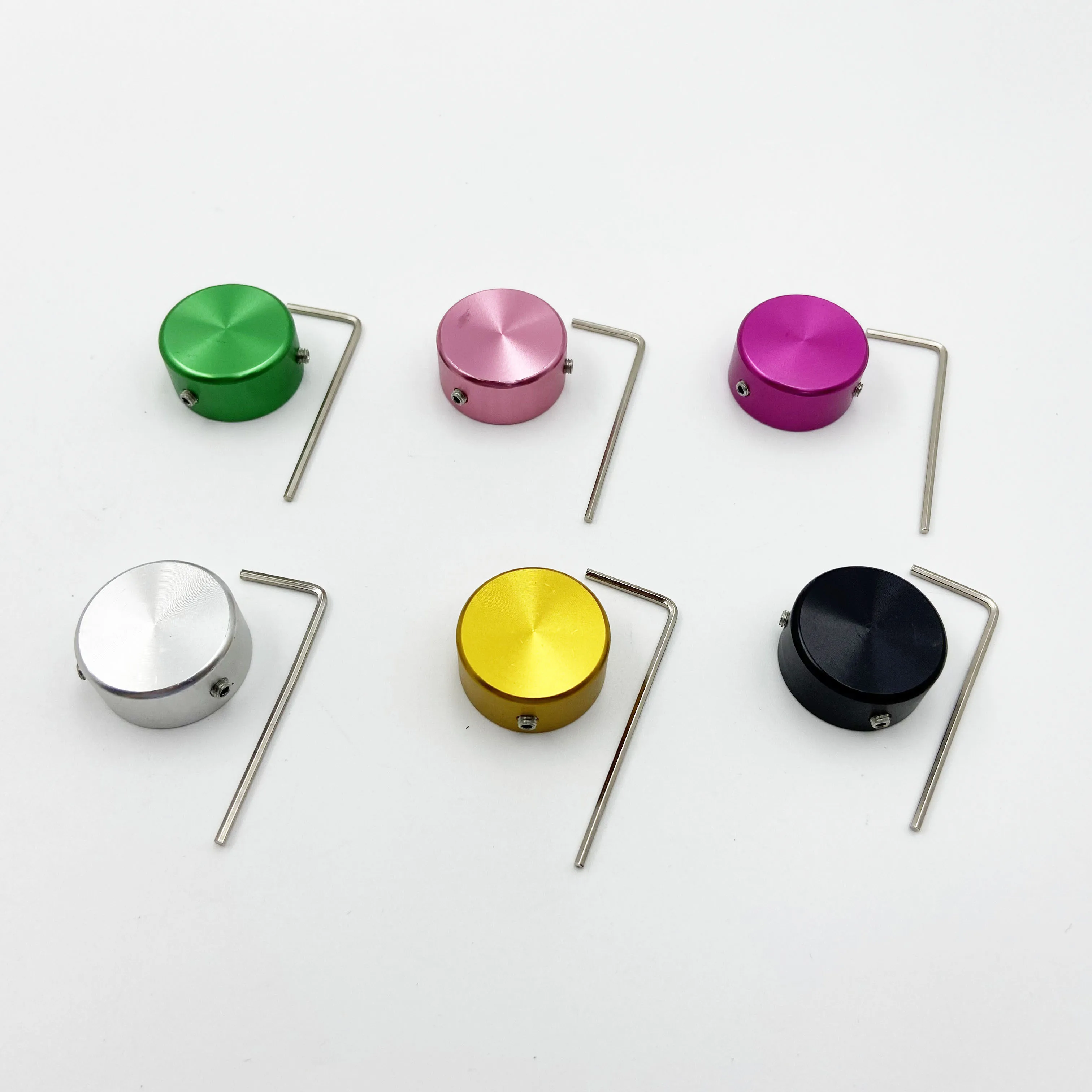 Guitar Effect Pedal Cap Single Effect Pedal Cap Universal Aluminum Alloy Electric Guitar Knob Pedal Cap
