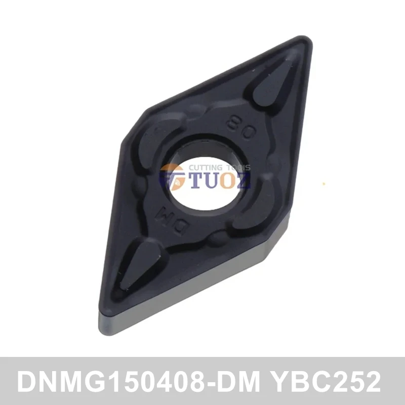 100% Original DNMG150408-DM YBC252 DNMG 150408 R0.8 1504 Lathe Cutter Turning Tool CNC Cutting