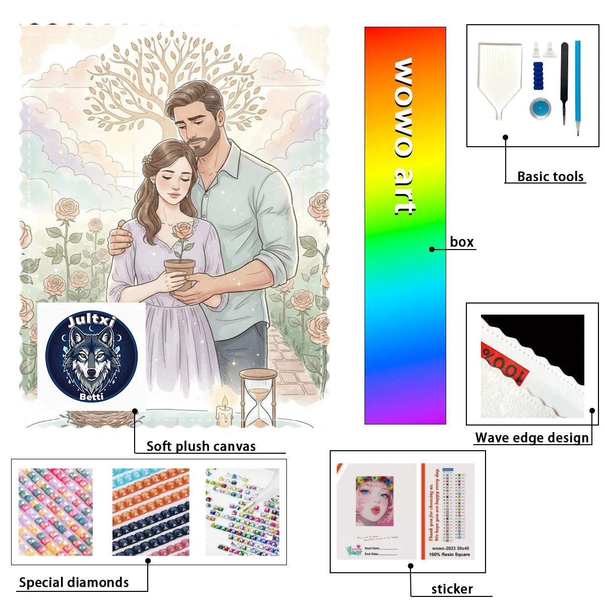 【Betti_ Diamond Art】Кристалл AB Горный хрусталь FD Горный хрусталь Идеальный алмаз из смолы 【Betti_ Diamond Art】Кристалл AB Горный хрусталь FD Горный хрусталь Идеальный алмаз из смолы