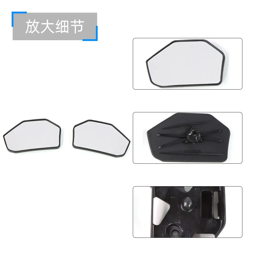 For Yamaha XMAX250 XMAX300 V3 2025-2026  Motorcycle Accessories Rear View Mirror Integrated Convex Side Mirror