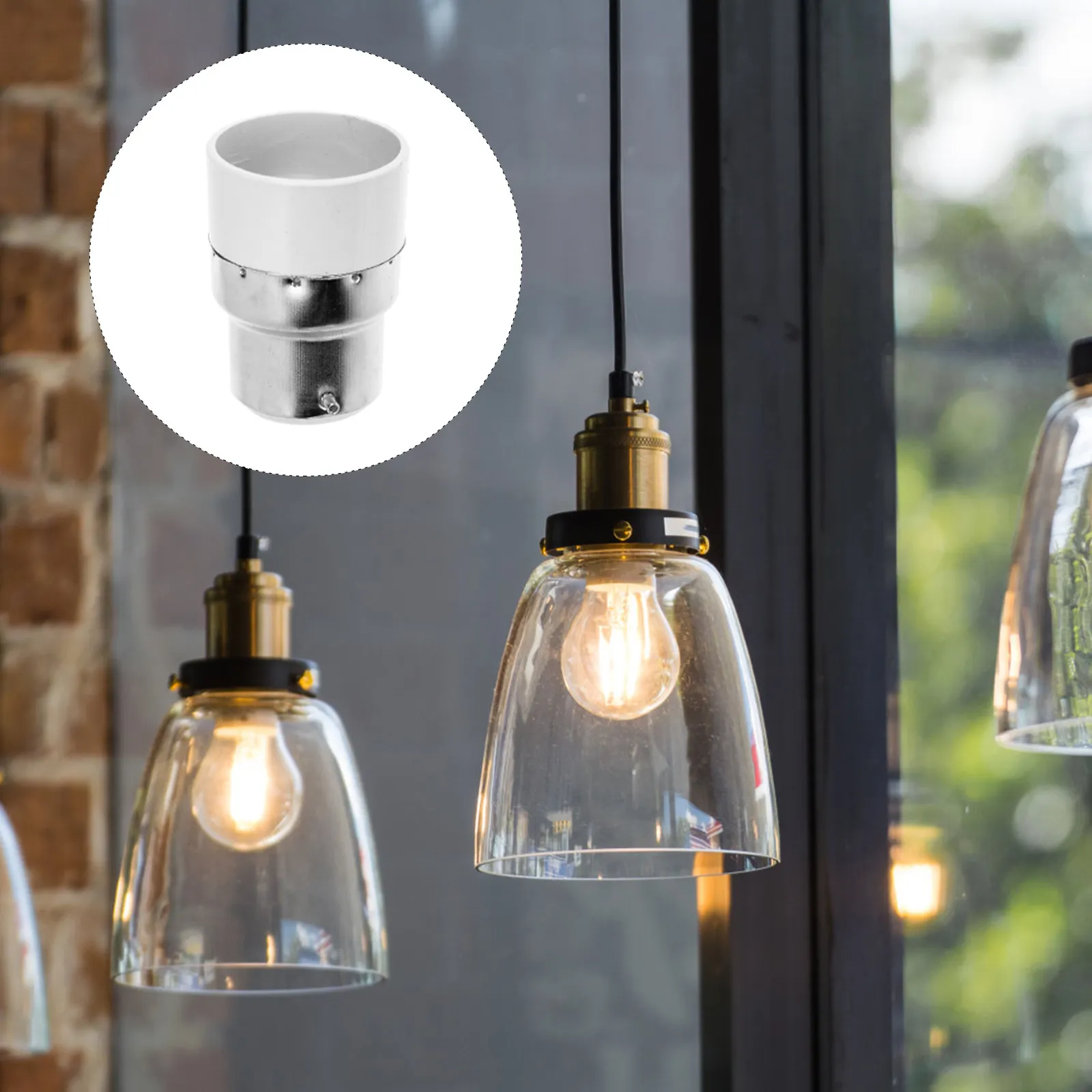 

Набор из 8 адаптеров для ламп B22 на E14: компактный дизайн, удобное хранение, для использования E14 ламп в B22 светильниках, прочные.