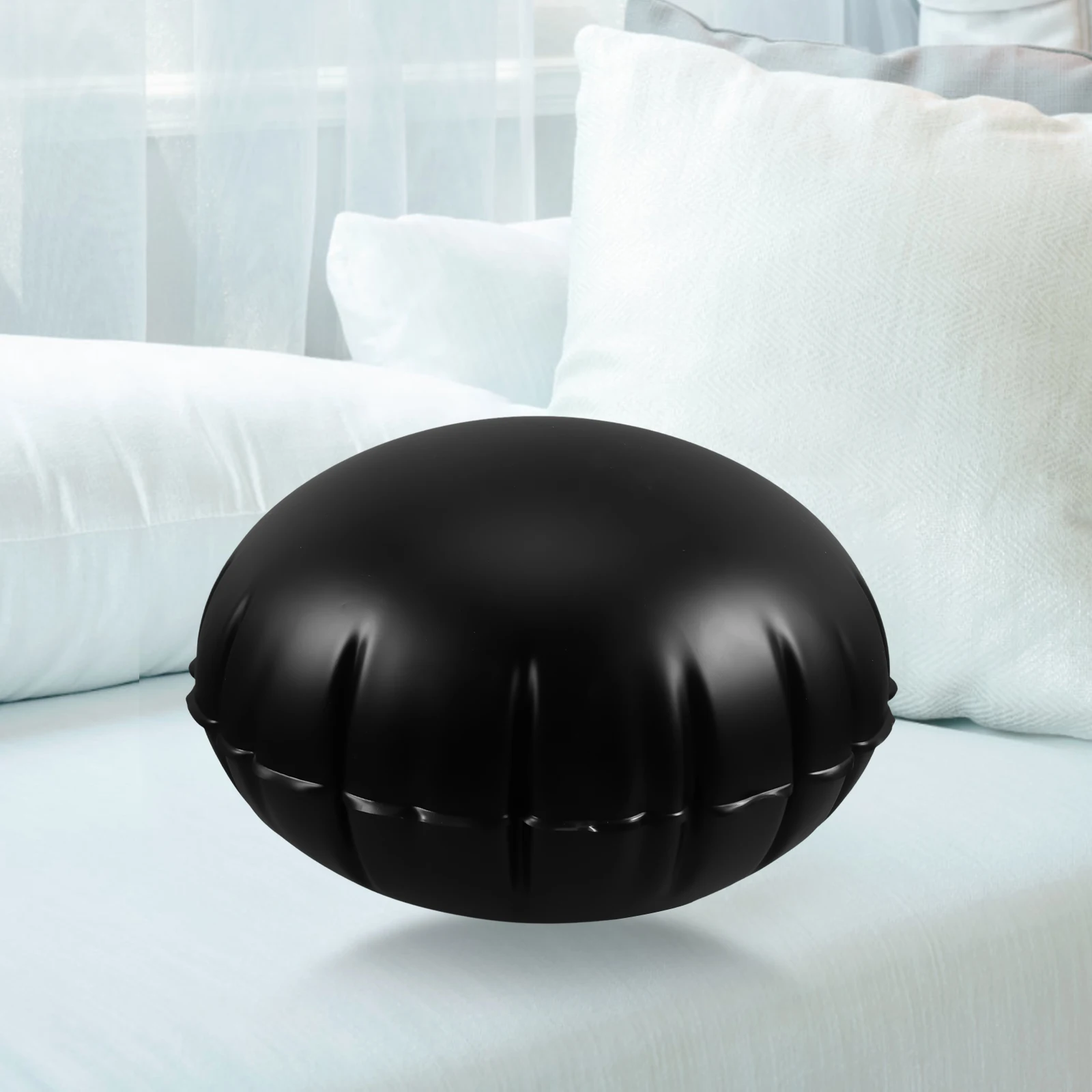 

Inflatable Pillow Camping Travel Lumbar Support Portable PVC Material Quick Inflate Deflate Circular Design Outdoor Car