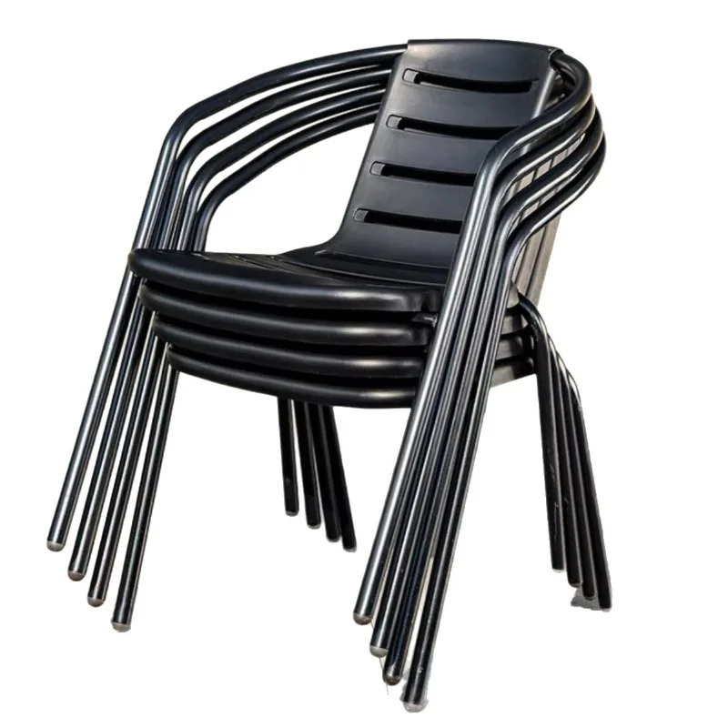 Outdoor tables and chairs, wrought iron tables and chairs on the outdoor patio of the courtyard, dining tables and chairs