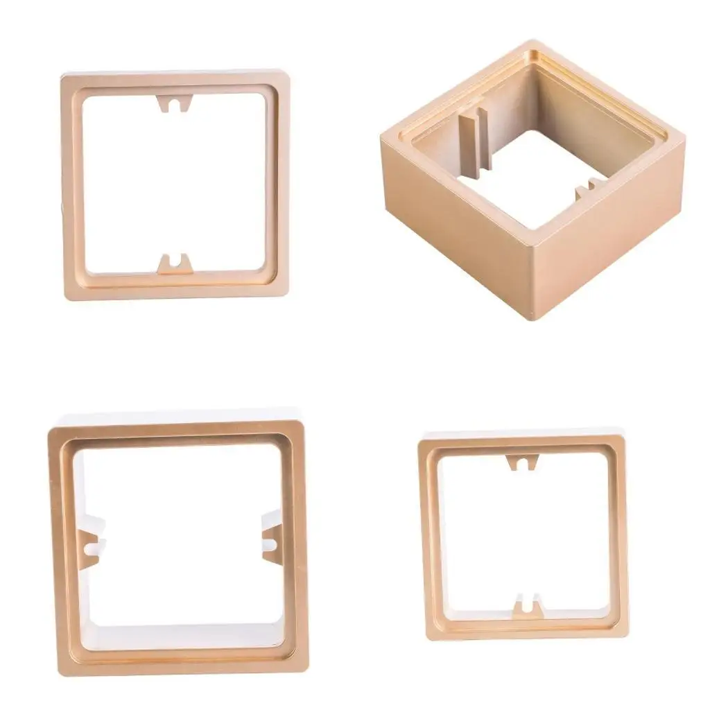 

652F Electrical Box Spacers Single Gang Receptacle Outlet Box Extenders for Fixing Wall Electrical Outlet Easy to Install