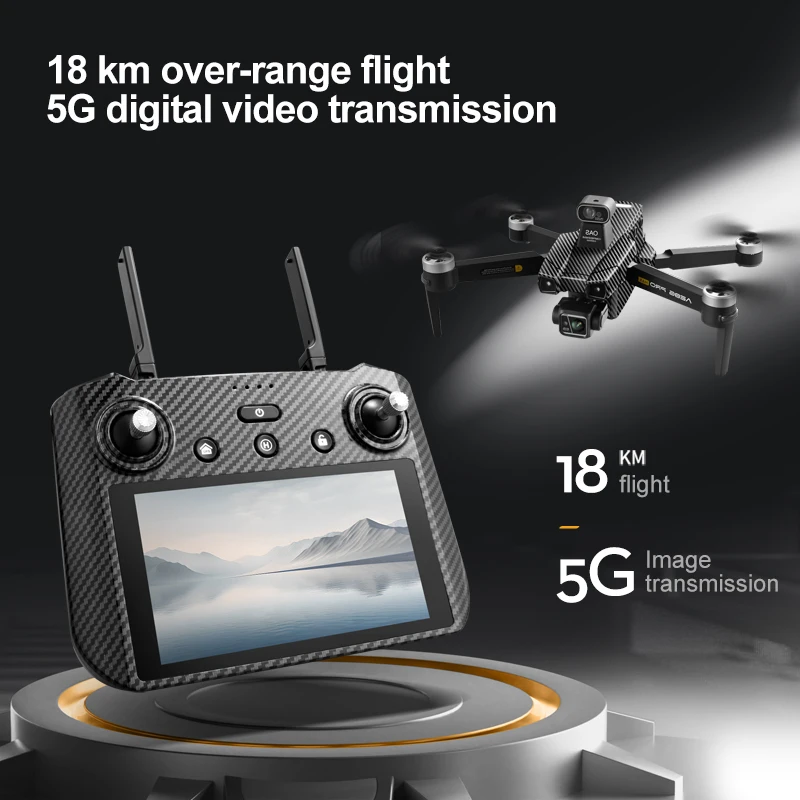 Nowy dron AE86 PRO MAX 4K HD 360° ° Unikanie przeszkód Transmisja obrazu 5G Żywotność baterii 48 minut jazdy 18 kilogramów Drone