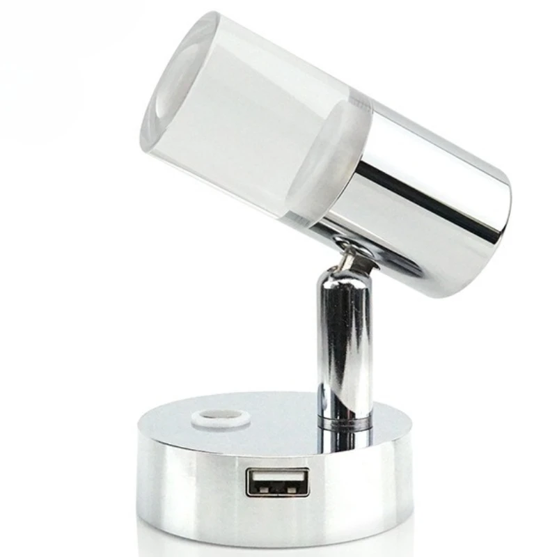 

Eye protection LED reading light 90 ° adjustable touch, rotating USB marine desk lamp