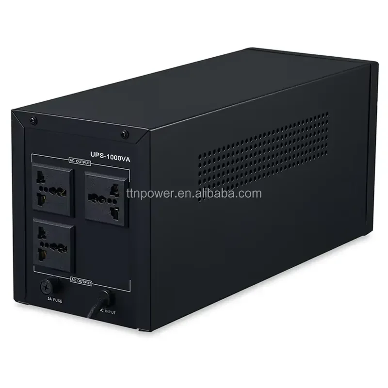 UPS Offline 650va 800va 1000va 1200va 1500va 2000va 12v*9vac Line Interactive UPS Single Phase 50hz for Computer