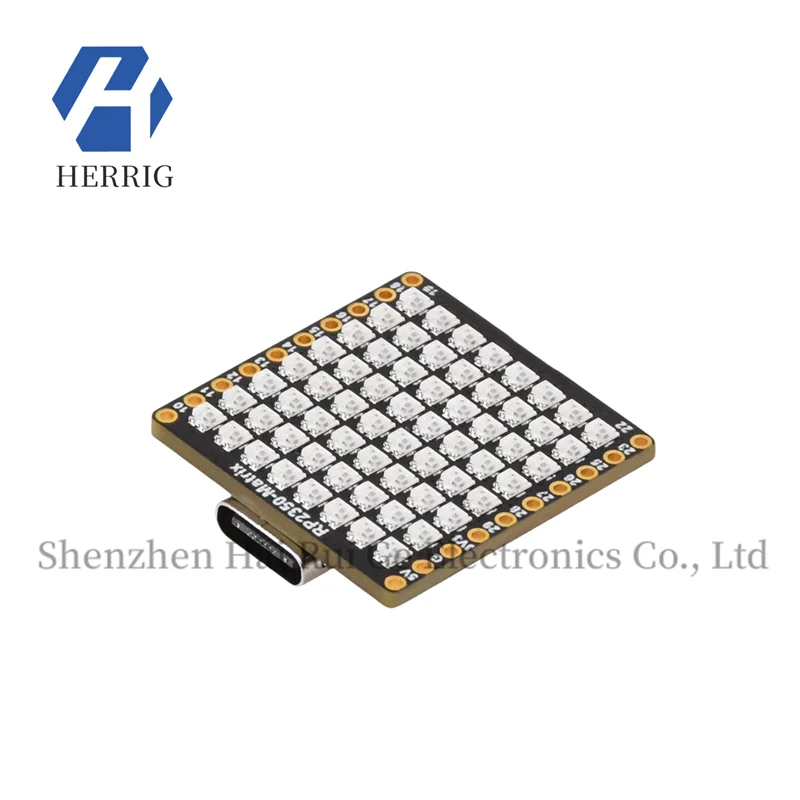

Weixue Raspberry Pi RP2350 Matrix Mini Development Board with Built-in 8×8 RGB LED Matrix Module