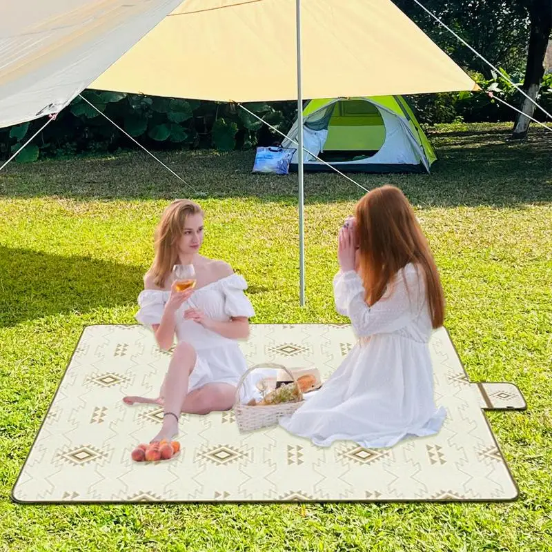 

Picnic Blanket Foldable Waterproof Beach Blanket Outdoor Camping Mat Camping Tent Grassland Mat Moisture-proof Pad Picnic Mat