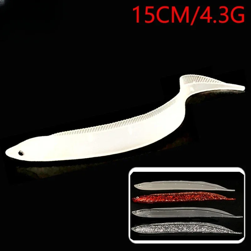 Knife Blade Fish Swimbait Eel Soft/Artificial/Silicone/Big Bait For Fishing Baubles/Lure/Tackle/Wobbler Sea Trout/Trolling Lures