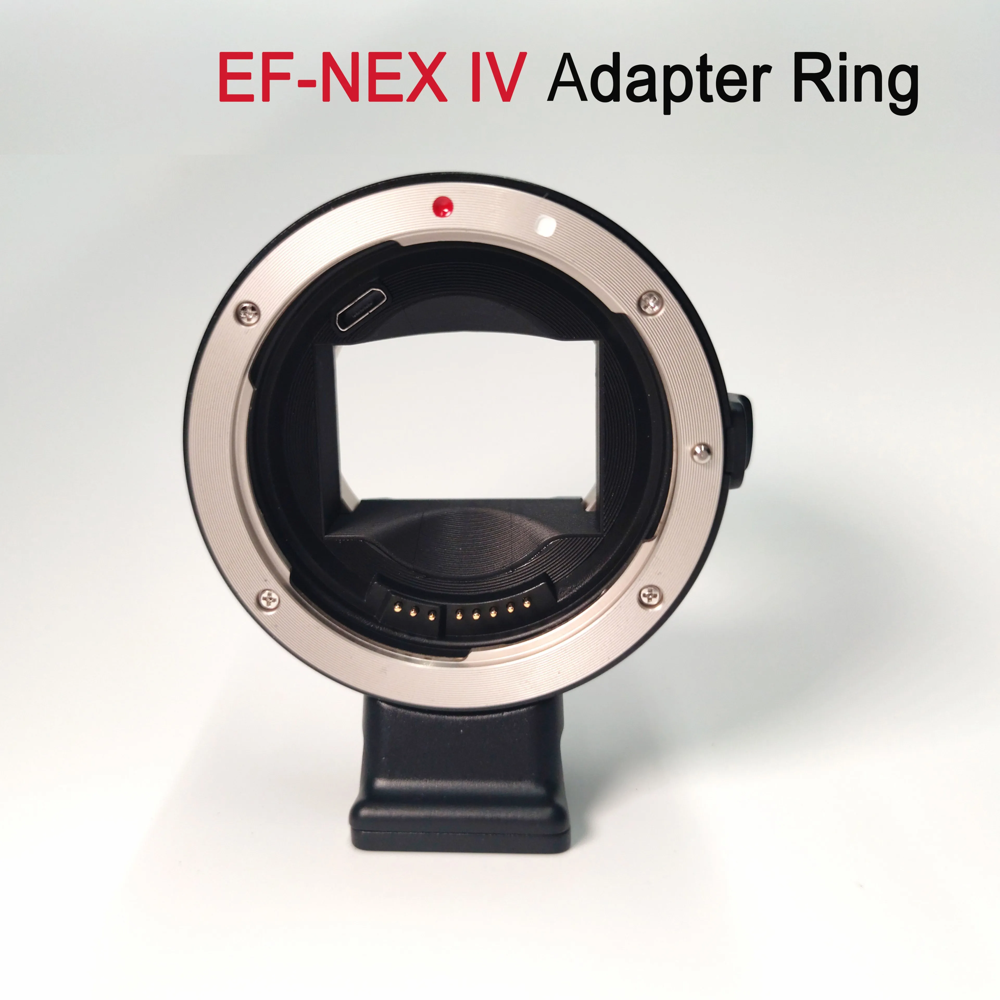 EF-NEX IV Lens Adapter Ring For Canon Mount Lens to Sony Camera Focus Reduction Light Increase