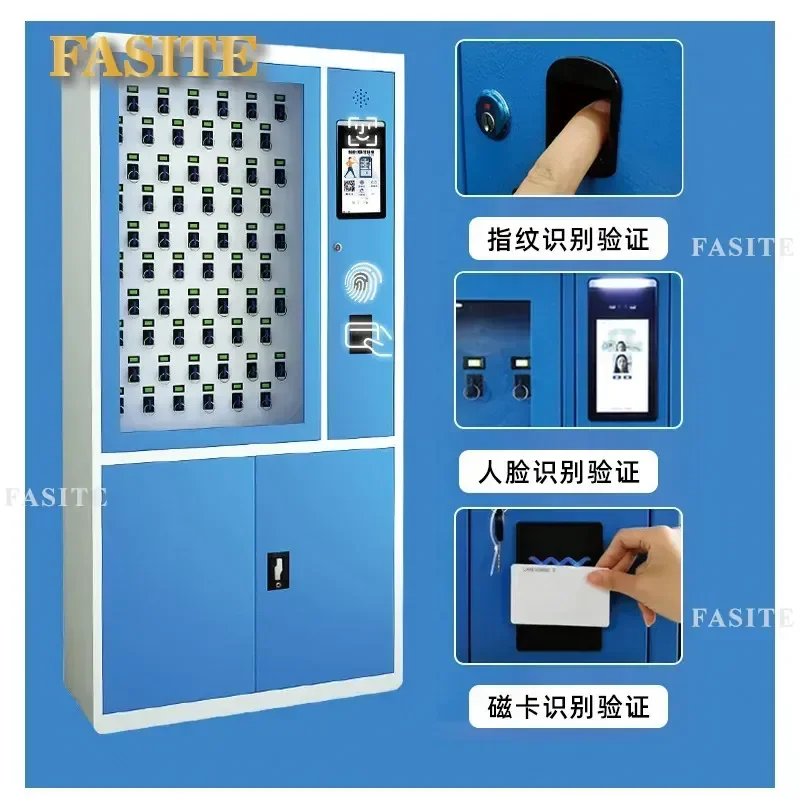 For Smart Key Cabinet Fingerprint Face Recognition Password Key Box Safe Deposit Management Access Control Secure Storage
