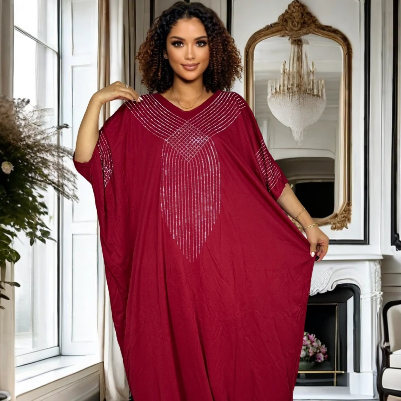 Women's Plus Size Traditional Middle Eastern Abaya, Polyester, Sleeveless, Floor-Length, Turkish Robe for All Seasons