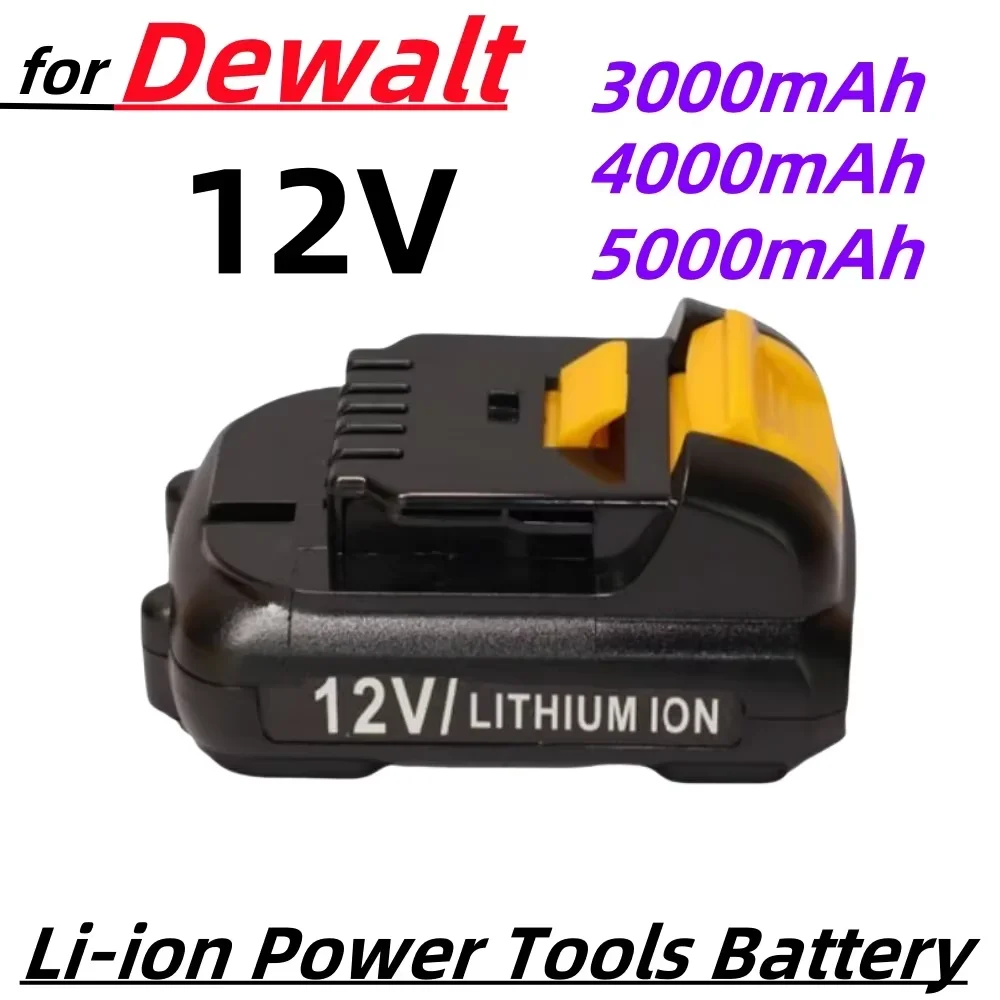 

For Dewalt 12V 3000/4000/5000mAh DCB120 DCB127 DCB121 DCB100 DCB101 DCD700 Lithium-ion Rechargeable Tools Batteries