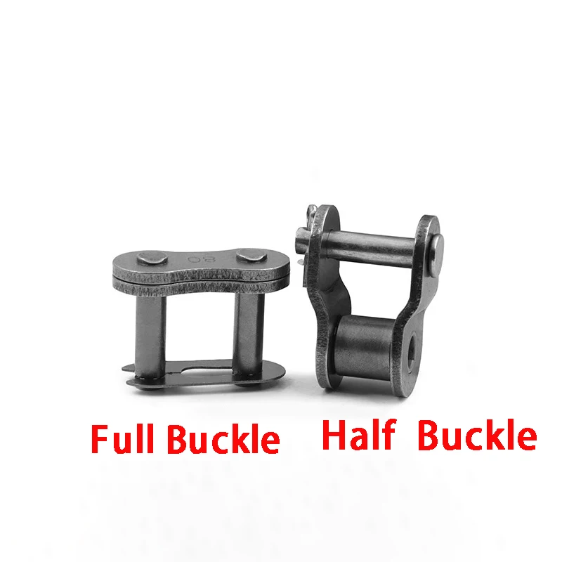 

03C 04C 06B 08B 10A 12A Chain Single Row Half Full Buckle Roller Drive Transmission Chain Join Roller Chain Connector