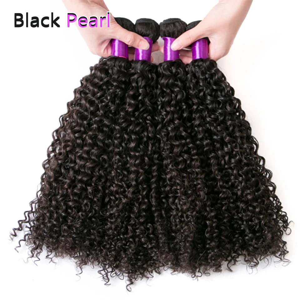 10A Grade Top Sale Brazilian Kinky Curly Human Hair Bundles Remy Jerry Curl Weave 30 34 Inches Natural 1/3Pcs Hair Extensions