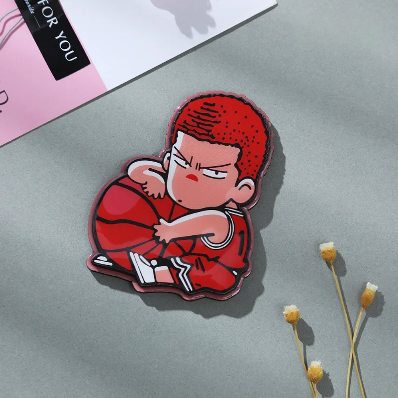 Slam Dunk Fridge Magnets Mitsui Hisashi Pop-up Cartoon Character Sakuragi Hanamichi Tile Anime Peripherals Ornaments Gift Toys