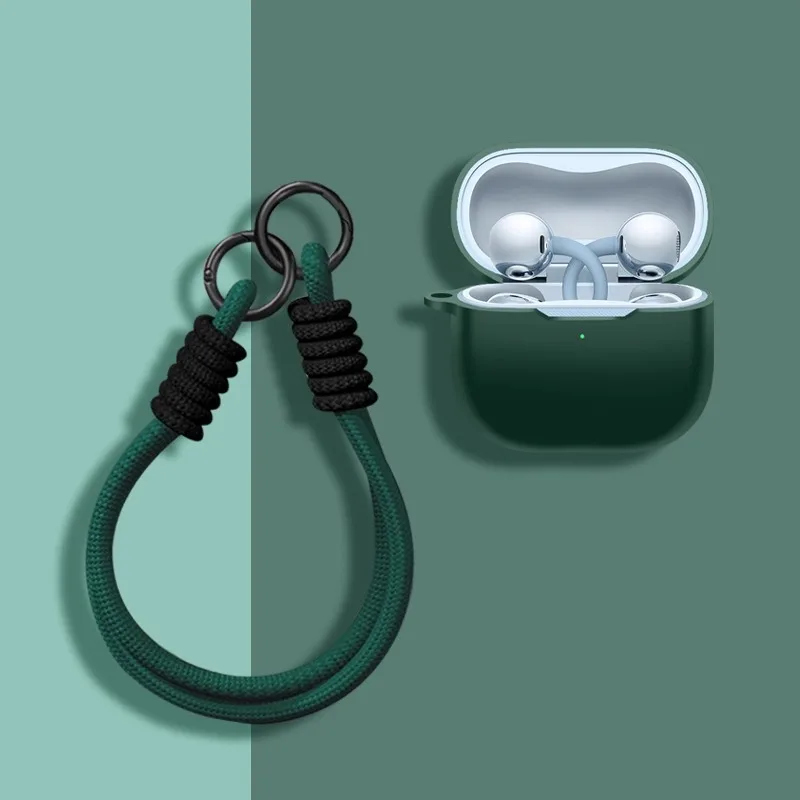 Étui pour écouteurs en Silicone souple pour Huawei FreeClip 2, coque antichoc pour écouteurs pour Huawei FreeClip Clip 2 avec lanière