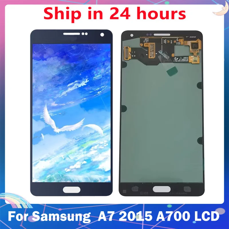 New Tested Display For Samsung  A7 2015 A700 LCD A700F A700H A700K Display+Touch Screen Digitizer Assembly Repair Parts