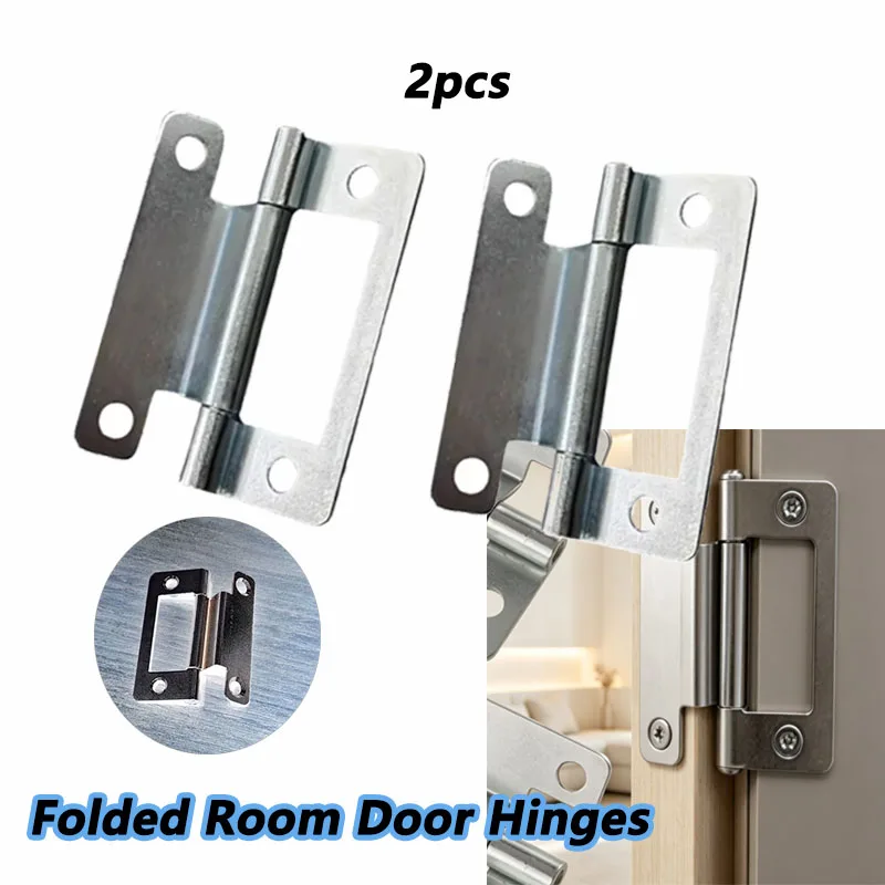 2pcs Folded Room Door Hinges Cupboard Door Hinge For Camper Van Motorhome Caravans Furniture Accessories