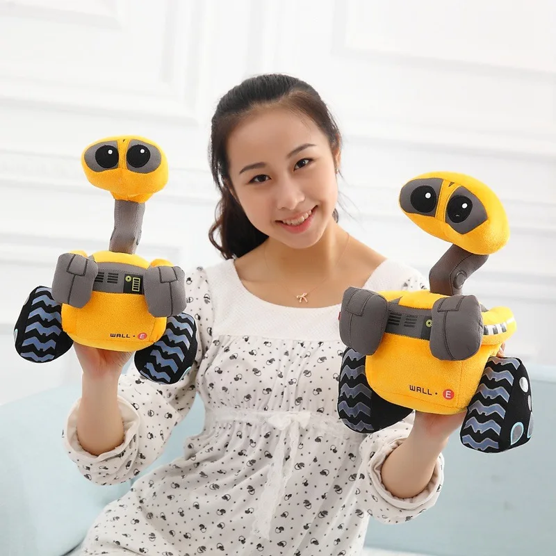 MINISO55CM Christmas Gift Robot Mobilization Wall-E Robot Toy Plush Stuffed Doll Kawaii Room Decoration Children's Birthday Gift