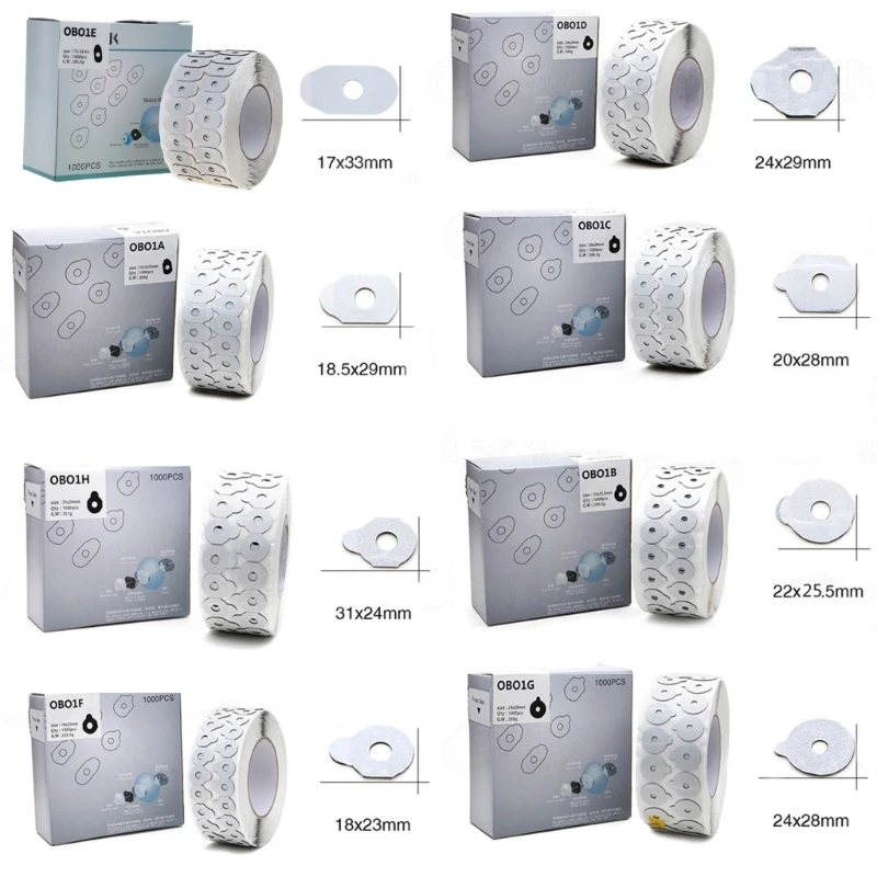 

1000x/roll Optical Lens Processing Non-slip Double-sided Stickers Eyeglass Lens Protective Pad Glasses Accessories Parts