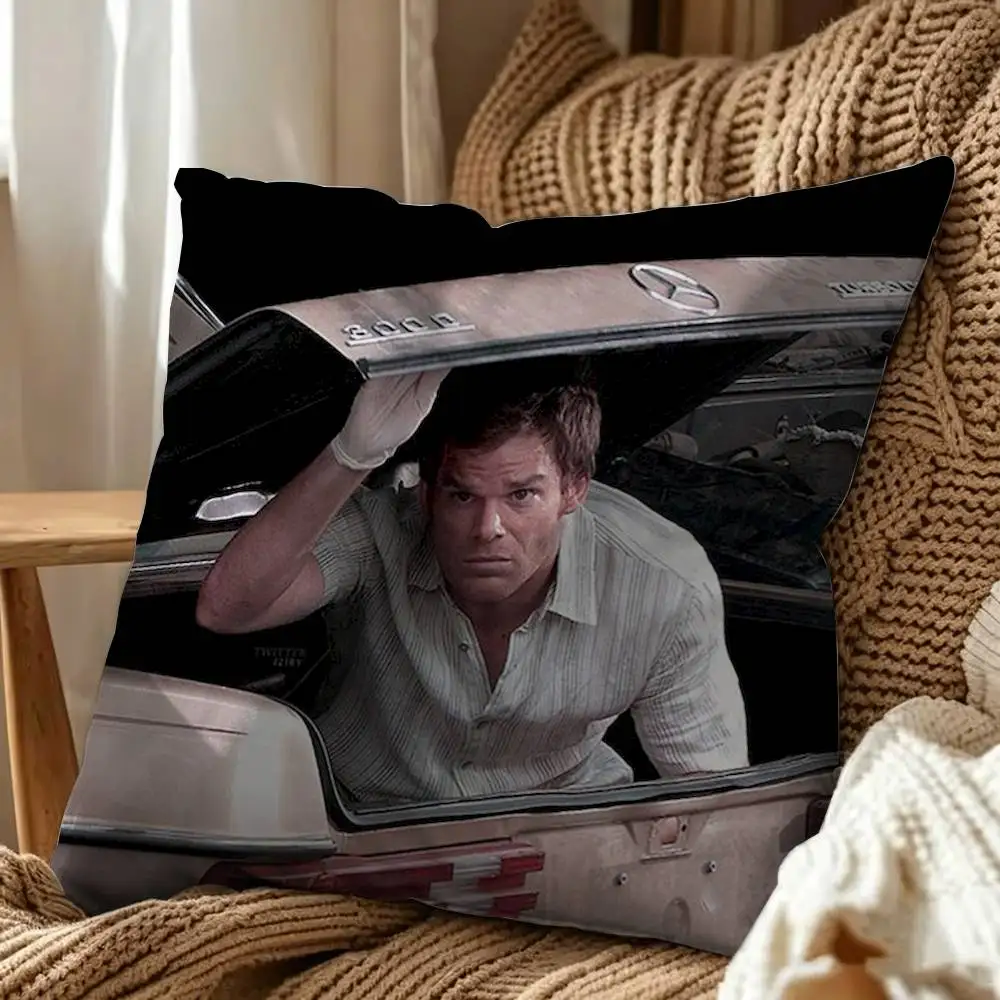 Movie D-Dexter Morgan Double-Sided Printed Cushion Cover Bedroom Bedside Sofa Pillow Case